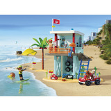 PLAYMOBIL 71903 myLife Rettungsturm mit Beach Buggy, Konstruktionsspielzeug 