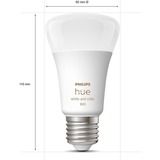 Philips Hue White & Color Ambiance E27, LED-Lampe Doppelpack, ersetzt 60 Watt