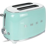 SMEG 50's Style TSF01PGEU , Toaster hellgrün/chrom
