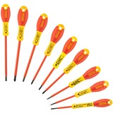 Stanley Schraubendreher-Set FATMAX, 10-teilig rot/gelb, Spannungsprüfer