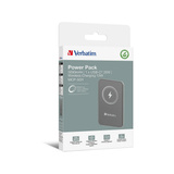 Verbatim Wireless Powerbank Charge 'n' Go 5.000mAh grau, Qi, PD 3.0, Quick Charge 3.0