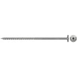 fischer Holzbauschraube PowerFast 6,0x80 Tellerkopf TX 200 Stück, mit Teilgewinde, Edelstahl A2