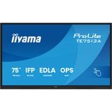 iiyama ProLite TE6513A-B3AG, Public Display schwarz (matt), UltraHD/4K, IPS, Touchscreen, HDMI, DP, USB-C, USB-Hub