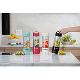 nutribullet Portable Standmixer NBP003LBL hellblau, akkubetrieben, 0,475 Liter
