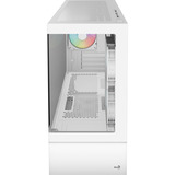 Aerocool Viewport Mini-G-WT-v4 ARGB, Tower-Gehäuse weiß, Tempered Glass x 2