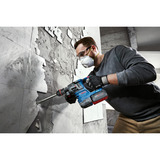 Bosch Akku-Bohrhammer GBH 18V-22 X Professional solo, 18Volt blau/schwarz, ONECHUCK, ohne Akku und Ladegerät