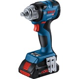 Bosch Akku-Schlagschrauber GDS 18V-330 HC Professional, 18Volt blau/schwarz, 2x Li-Ion Akku ProCORE18V 4,0Ah, Bluetooth Modul, in L-BOXX