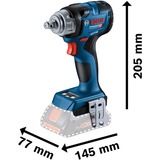 Bosch Akku-Schlagschrauber GDS 18V-330 HC Professional, 18Volt blau/schwarz, 2x Li-Ion Akku ProCORE18V 4,0Ah, Bluetooth Modul, in L-BOXX