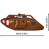 COBI Mark V (Male) no 9199, Konstruktionsspielzeug Maßstab 1:35