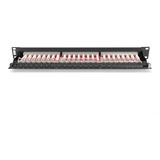 Digitus DN-91624S-EA-B, Patchpanel schwarz, 19", Cat.6A