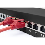 Digitus DN-91624S-EA-B, Patchpanel schwarz, 19", Cat.6A