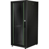Digitus Netzwerkschrank Dynamic Basic Serie - 600x600 mm (BxT), IT-Schrank schwarz, 26 Höheneinheiten