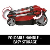 EINHELL Akku-Rasenmäher-Set GE-CM 36/37 Li, 36Volt (2x18V) rot/schwarz, 2x Li-Ionen Plus Akku 4,0Ah