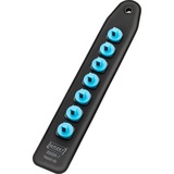 Hazet SmartRail 1/4" 850SR-7, leer, Steckschlüssel schwarz, 7 Aufnahmen für 1/4" Stecknüsse