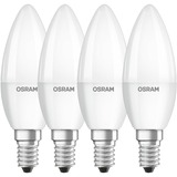 LEDVANCE OSRAM LED BASE RETRO matt CLB40 5W/840 220-240V 470LM E14, LED-Lampe 4er-Pack, ersetzt 40 Watt
