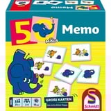 Schmidt Spiele Die Maus: Elefanten-Memo, 50. Geburtstag, Gedächtnisspiel 