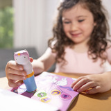 Spin Master Melissa & Doug - Sticker WOW! Einhorn Aufkleberstempel & Block, Basteln 