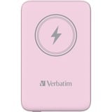 Verbatim Wireless Powerbank Charge 'n' Go 10.000mAh rosa, Qi, PD 3.0, Quick Charge 3.0