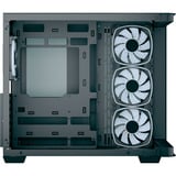 Aerocool P500C EVO-G-BK-v1, Tower-Gehäuse schwarz, Tempered Glass x 2