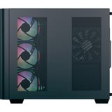 Aerocool P500C EVO-G-BK-v1, Tower-Gehäuse schwarz, Tempered Glass x 2