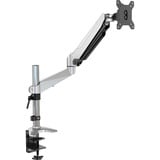 Digitus Universal Single Tisch-Monitorhalterung DA-90351 silber, für 38 - 81cm (15" - 32") Monitore, mit Gasdruckfeder