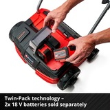 EINHELL Akku-Vertikutierer GC-SC 36/31 Li-Solo, 36Volt (2x18V) rot/schwarz, ohne Akku und Ladegerät