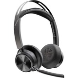 HP Poly Poly Voyager Focus 2 USB-C-C Headset schwarz, Microsoft Teams zertifiziert, USB-C/-A Adapter, Ladestation