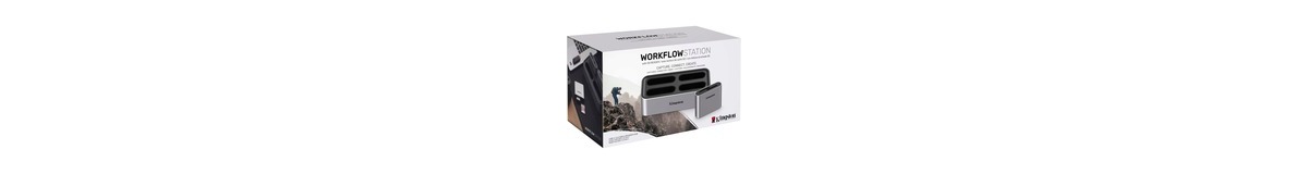 Kingston Workflow Station + SD Card Reader, Dockingstation silber/schwarz