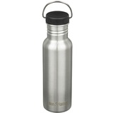 Klean Kanteen Trinkflasche Classic 800ml edelstahl (gebürstet), mit schwarzem Loop Cap