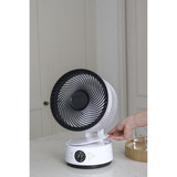  MeacoFan Sefte 8, Ventilator weiß, Tragbarer Tischventilator mit Akku