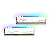 Mushkin DIMM 32 GB DDR4-3200 (2x 16 GB) Dual-Kit, Arbeitsspeicher weiß, MLB4C320GJJM16GX2, Redline Lumina, INTEL XMP