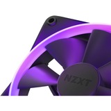 NZXT F140 RGB Twin Pack 140x140x26, Gehäuselüfter schwarz, 2er Pack inkl. RGB & Fan Controller