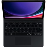 SAMSUNG Book Cover Keyboard EF-DX715 für das Galaxy Tab S9, Tastatur schwarz, DE-Layout