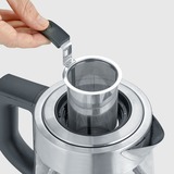 Severin Tee-/Wasserkocher Deluxe Mini WK 3473 edelstahl (gebürstet)/schwarz, 1,0 Liter