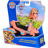Spin Master Paw Patrol - Liberty Rettungs-Motorrad mit Sammelfigur, Spielfahrzeug 