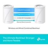 TP-Link BE65(1-pack) BE9300 Whole Home Mesh Wi-Fi 7, Router weiß