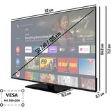 Telefunken XU50AN754M, LED-Fernseher 126 cm (50 Zoll), schwarz, UltraHD/4K, Triple Tuner, SmartTV, Android Betriebssystem