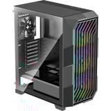 Xilence Xilent Breeze II XG181, Tower-Gehäuse schwarz, Tempered Glass