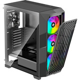 Xilence Xilent Breeze II XG181, Tower-Gehäuse schwarz, Tempered Glass