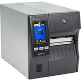 Zebra ZT411 , Etikettendrucker schwarz/grau, 203 dpi, EPL, ZPL, ZPL II, USB, LAN, RS232, Bluetooth, inkl. Peeler, Rewinder