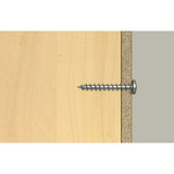 fischer Spanplattenschraube PowerFast II 4,0x30 Halbrundkopf TX 200 Stück, mit Vollgewinde, Edelstahl A2