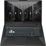 ASUS TUF Gaming A17 (FA706NF-HX006W), Gaming-Notebook schwarz, AMD Ryzen 5 7535HS, NVIDIA GeForce RTX 2050, 16 GB DDR5, 512 GB (512 GB SSD), Windows 11 Home