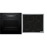 Bosch HBD635CS64  Serie 6, Backofen-Set schwarz/silber