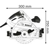 Bosch Handkreissäge GKS 55+ GCE Professional blau, 1.350 Watt, in L-BOXX 238