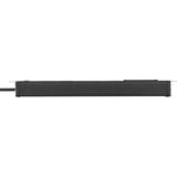 Brennenstuhl Premium-Web-Line V3 Internet-Steckdosenleiste 19" 4-fach, 2 Main + 2 Follow schwarz, 1,5HE, 3 Meter Kabel, Main-Follow Funktion, LAN-Anschluss