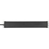 Brennenstuhl Premium-Web-Line V3 Internet-Steckdosenleiste 19" 4-fach, 2 Main + 2 Follow schwarz, 1,5HE, 3 Meter Kabel, Main-Follow Funktion, LAN-Anschluss