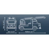 COBI Citroen Type H Pompiers, Konstruktionsspielzeug Maßstab 1:35