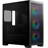 Cooler Master Elite 302 , Tower-Gehäuse schwarz, Tempered Glass