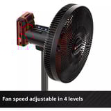 EINHELL GE-CF 18/320 P Li-Solo, Ventilator schwarz/rot, Akku-Ventilator, Lieferung ohne Akku und Ladegerät