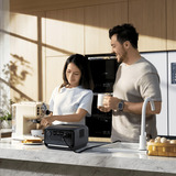 EcoFlow RIVER 3 Plus, tragbare Powerstation schwarz, 286 Wh, X-boost 2.400W, LFP-Akku